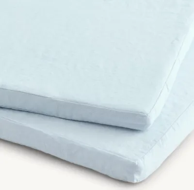 Washed Organic Linen Bassinet Sheets (Set of 2)