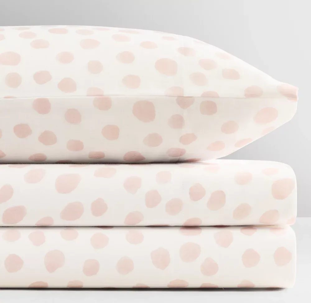 Painted Dots Ultra-Fine Organic Cotton Pillowcase -  Standard