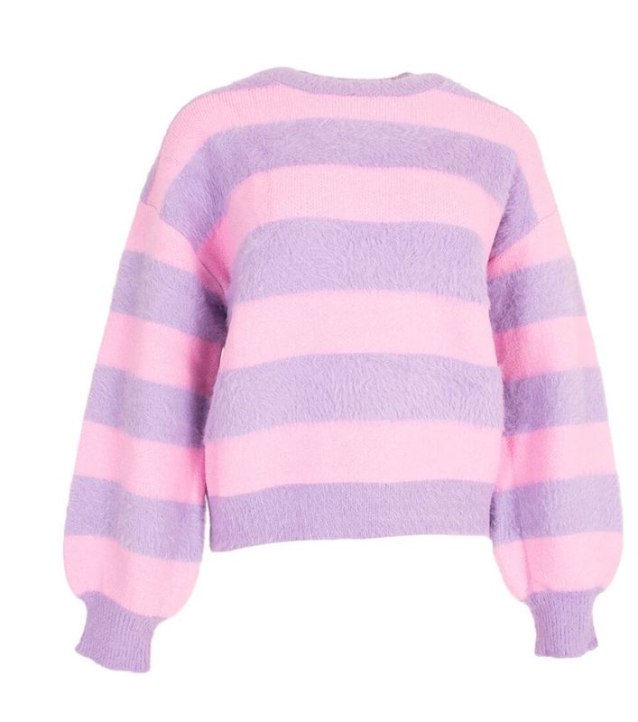 Trui Nona - strepen zonder wol om van te snoepen Trui Nona - strepen zonder wol om van te snoepen