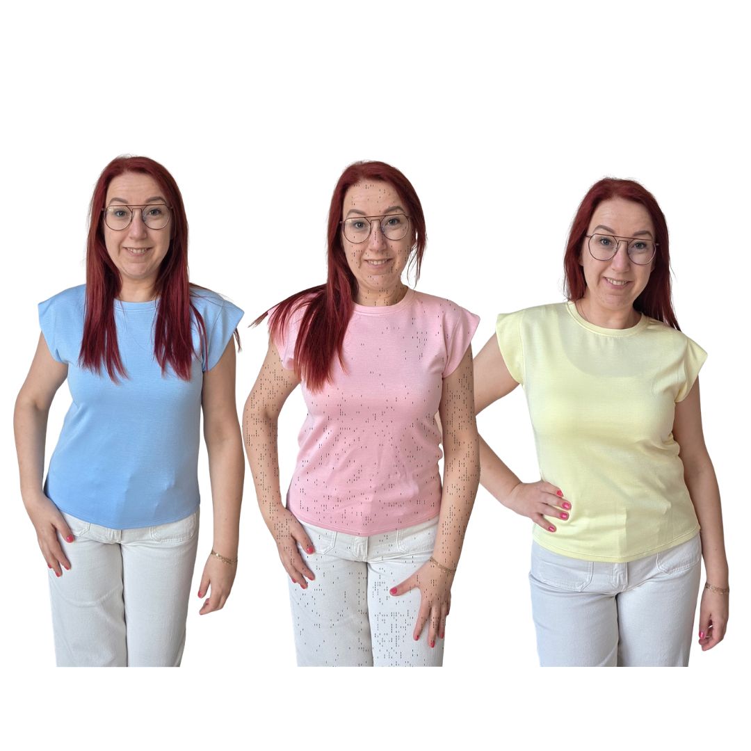 Sweatshirt Elsa - eenvoud met kapmouwtje