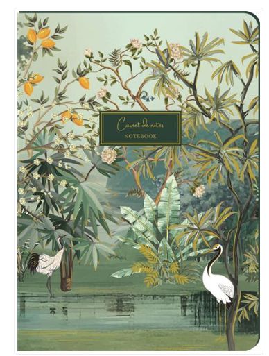 Carnet texturé paysage tropical