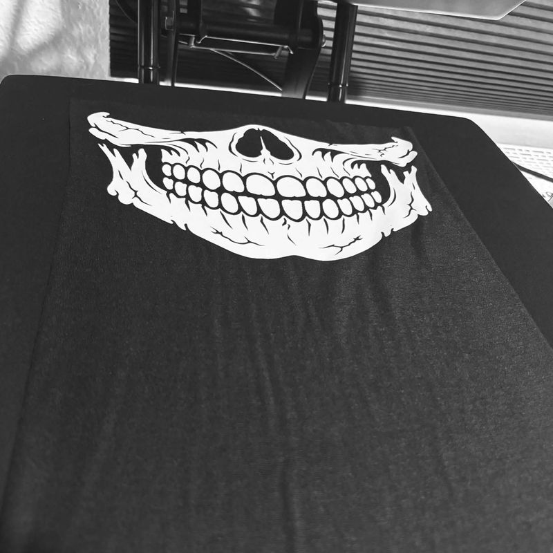 Schlauchschal Schwarz - Totenkopf