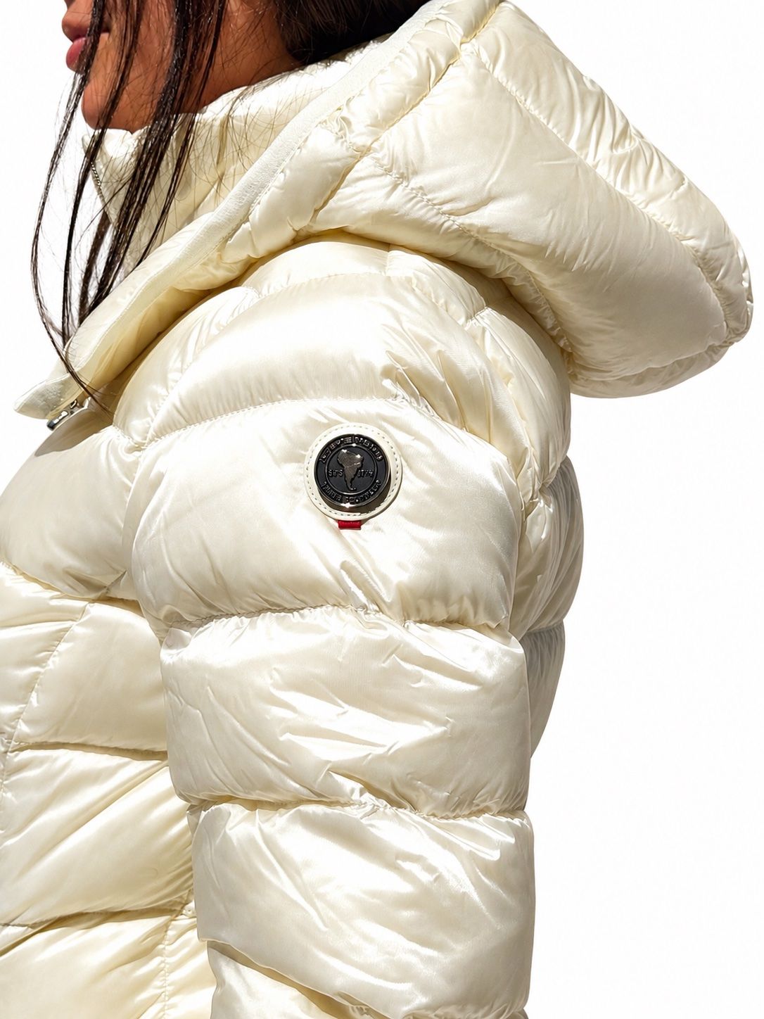 CAPE HORN WINTER FW27  Piumino Stella OFFWHITE