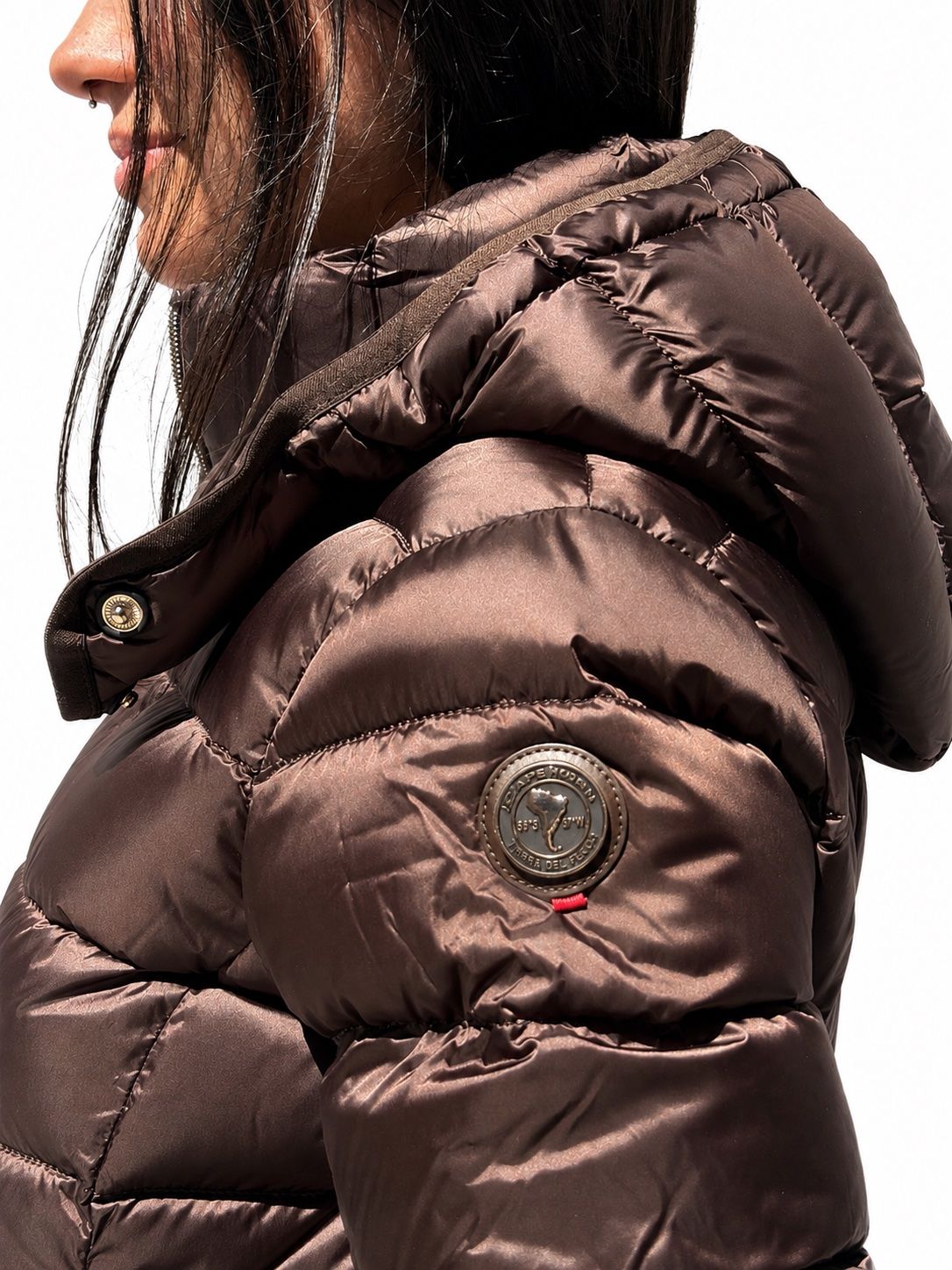 CAPE HORN WINTER FW27 Piumino Stella MOCHA