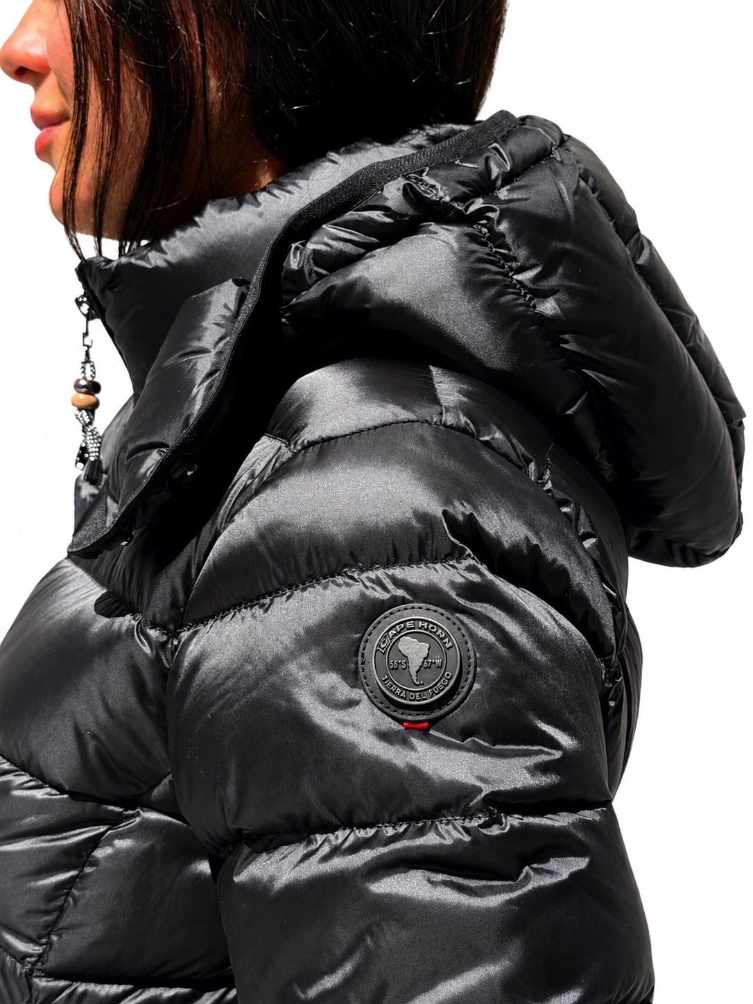 CAPE HORN WINTER FW27 Piumino Stella BLACK