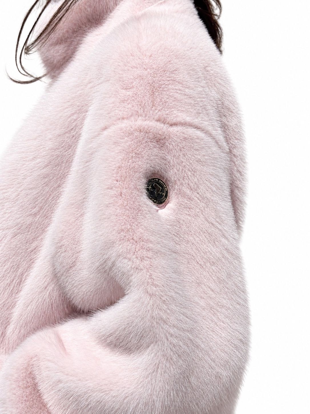 CAPE HORN WINTER FW27 Bomber Oversize Isluga Ecopelliccia ROSE