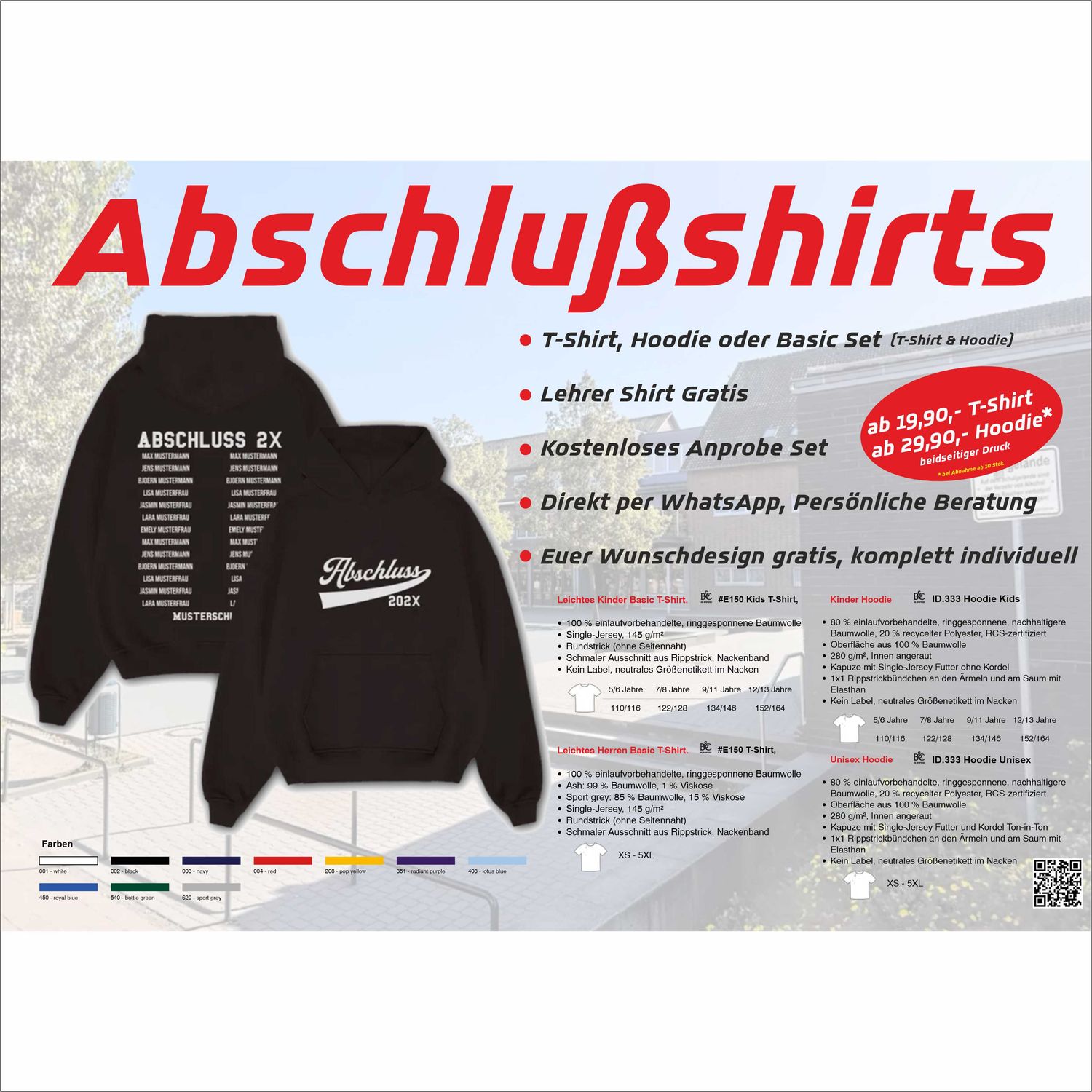 Abschlußshirts