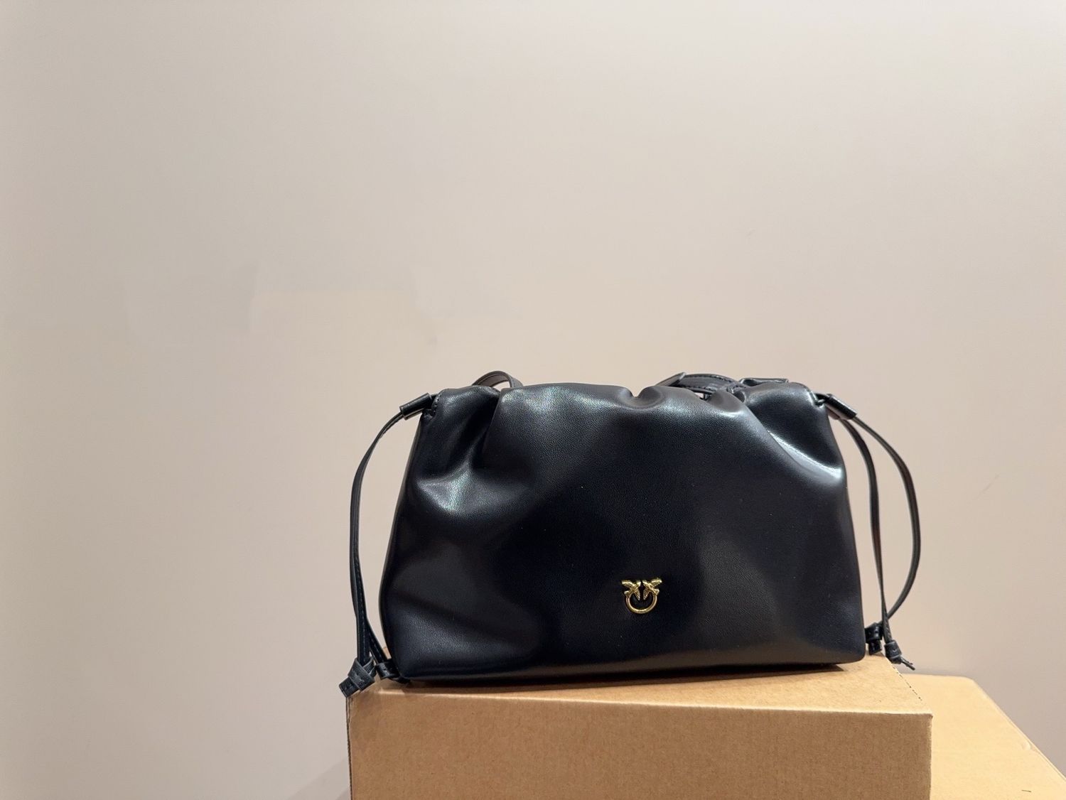 Pinko drawstring pouch bag PIB01