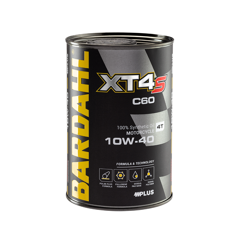 2 Litri Olio Motore Moto 4T Bardahl XT4S C60 10W40 100 % Sintetico Nuova Formula