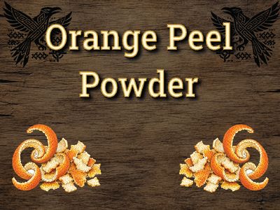 Orange Peel Powder