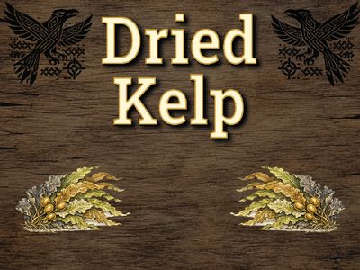 Dried Kelp