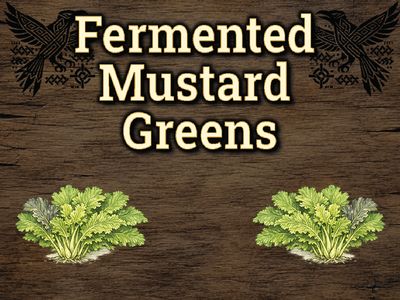 Fermented Mustard Greens
