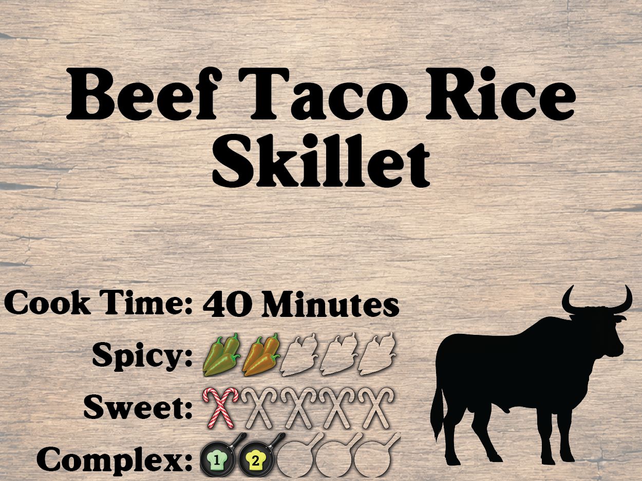 Beef Taco Rice Skillet