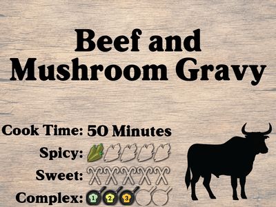 Beef and Mushroom Gravy