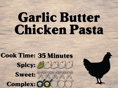 Garlic Butter Chicken Pasta