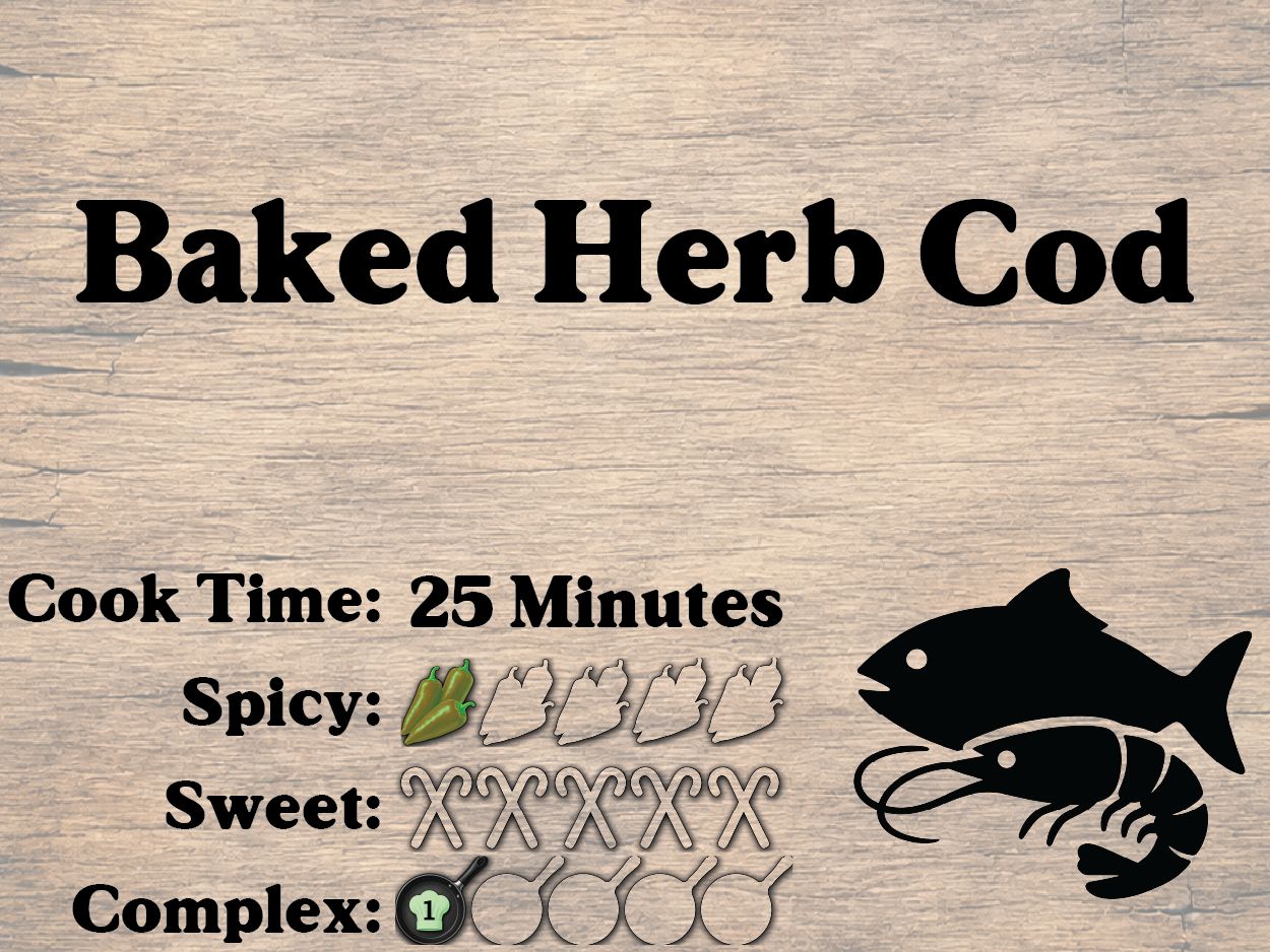 Baked Herb Cod