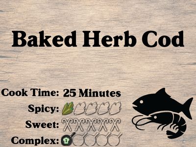 Baked Herb Cod