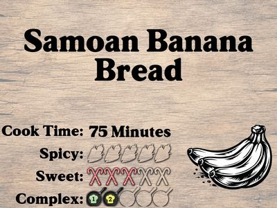 Samoan Banana Bread