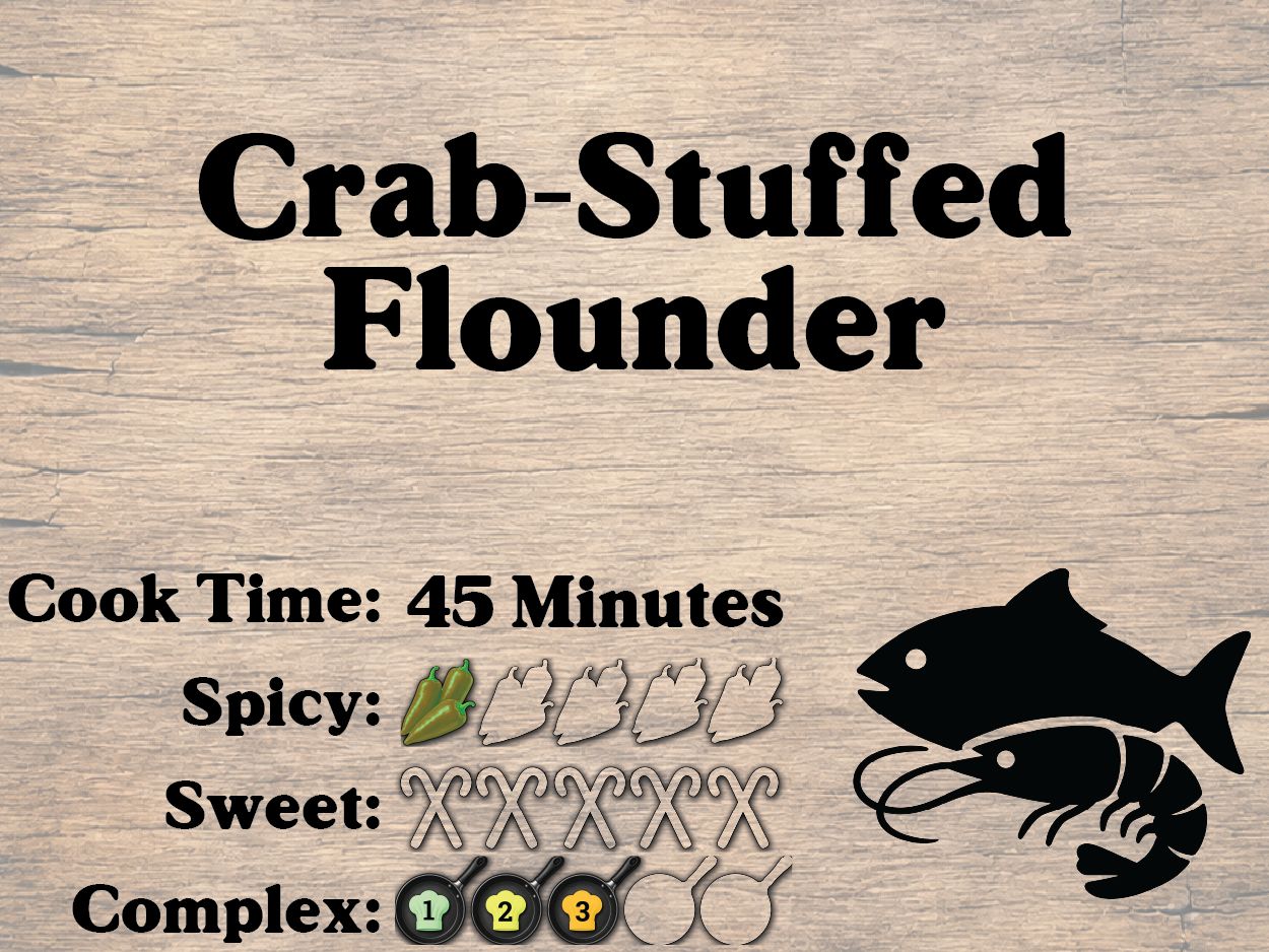 Crab-Stuffed Flounder