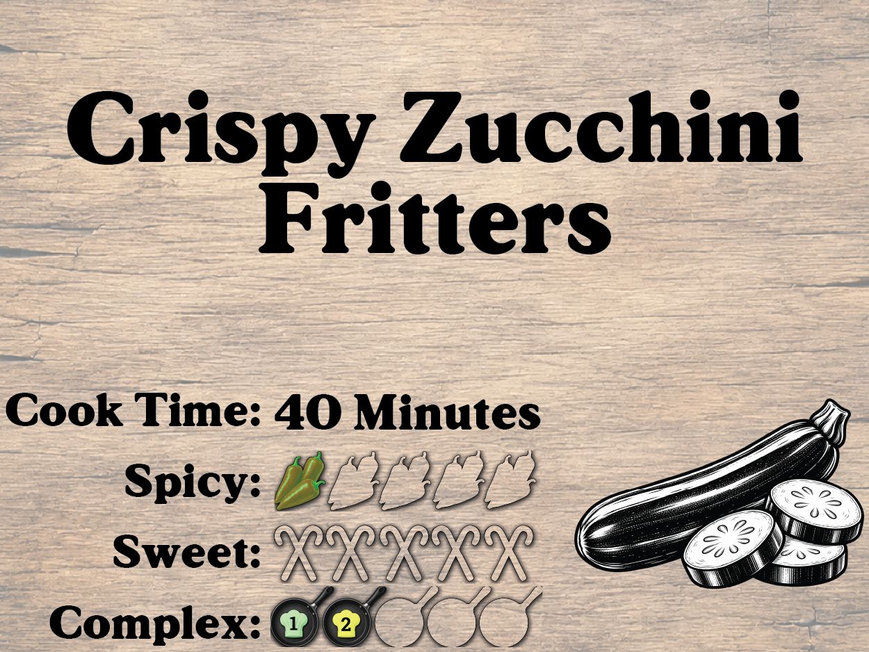 Crispy Zucchini Fritters