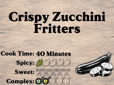 Crispy Zucchini Fritters