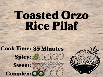 Toasted Orzo Rice Pilaf
