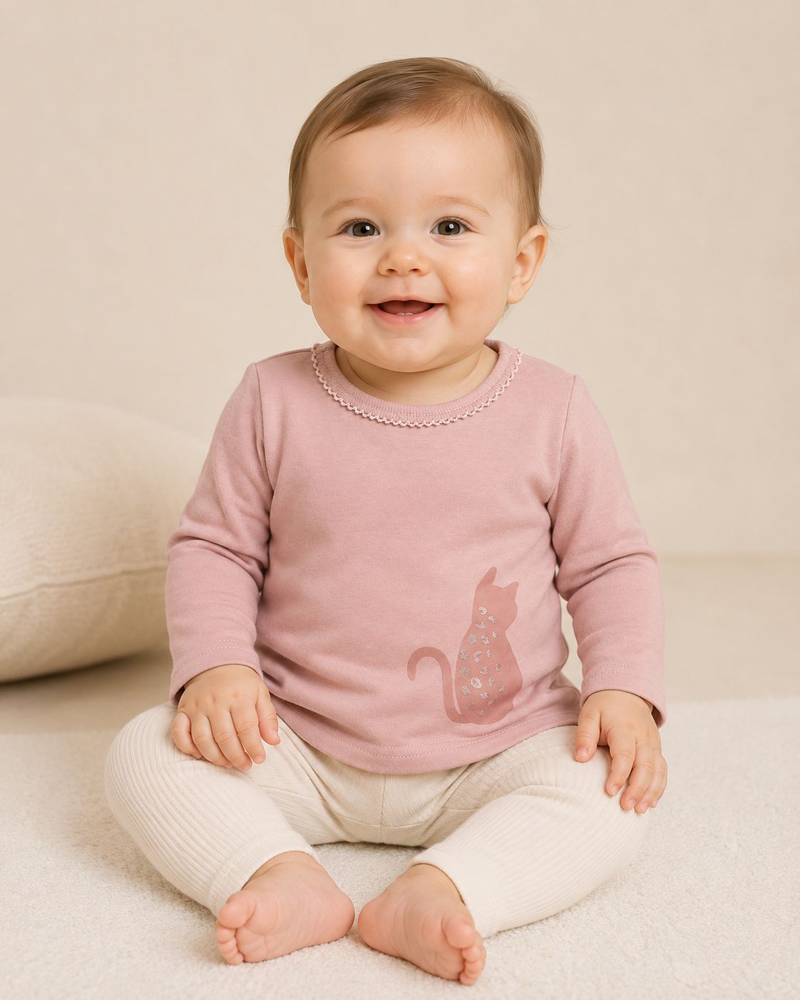 Blue7 Pink cat shirt
