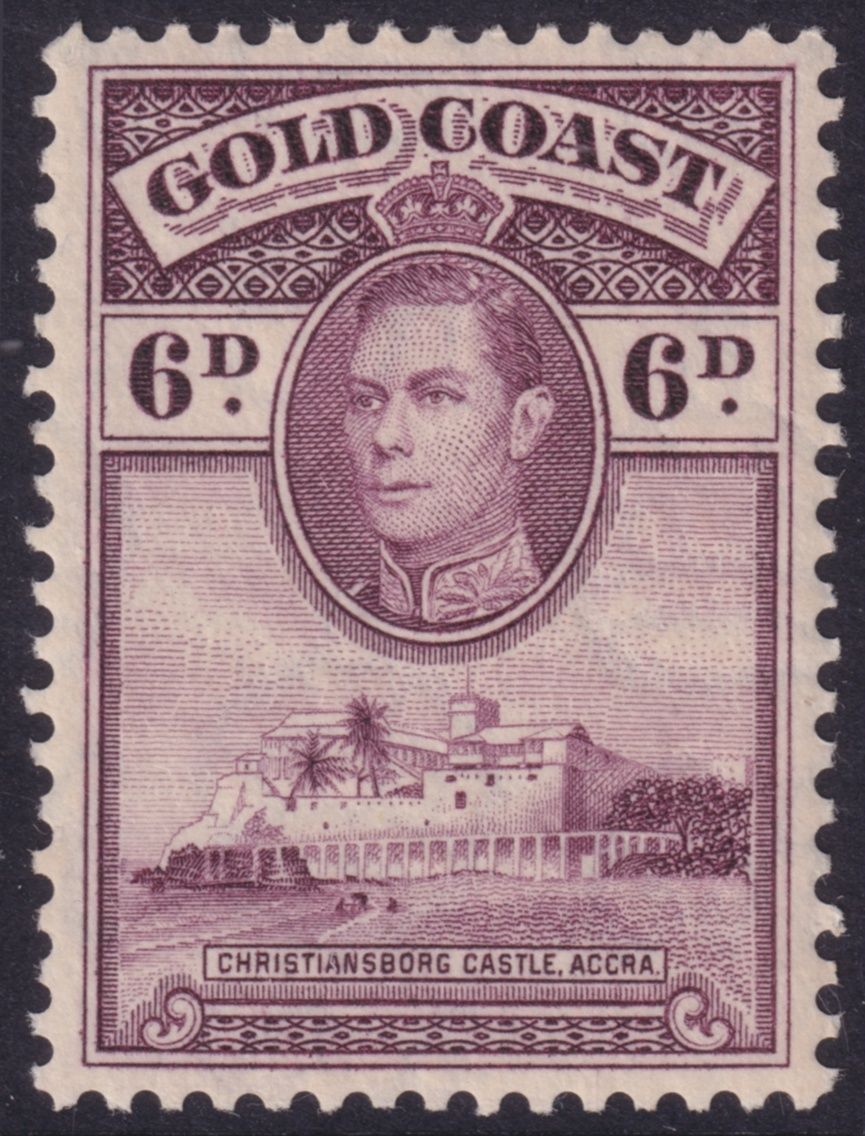 Gold Coast 1938 6d Purple Perf 12