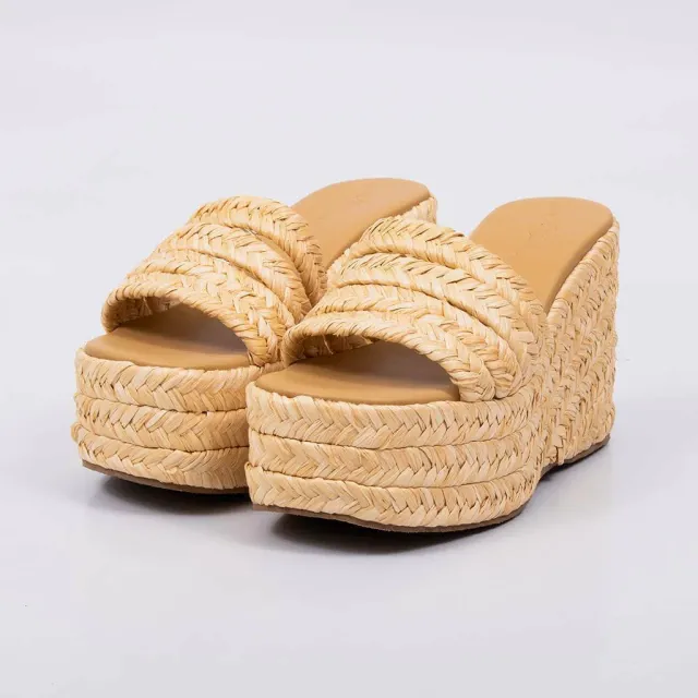 Maite - Platform Wedge Mule