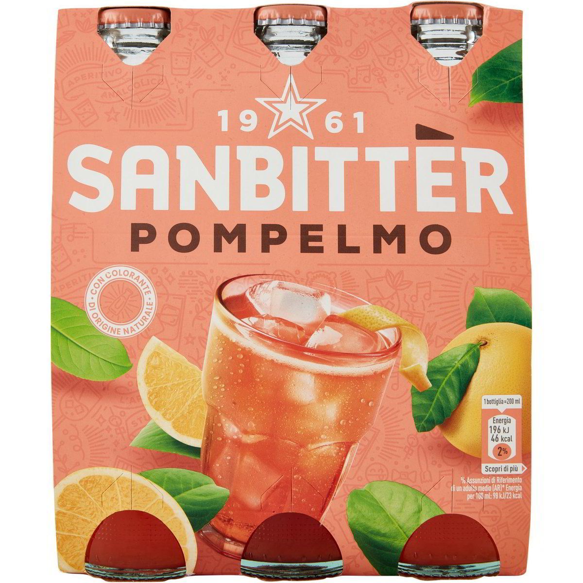 Sanbitter - POMPELMO - 3 bottigliette Sanbitter - POMPELMO - 3 bottigliette