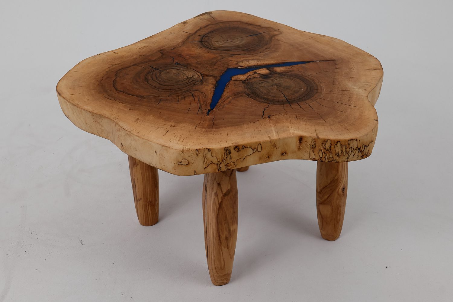 Live Edge Coffee Table, Log Furnitue, Walnut, Epoxy Live Edge Coffee Table, Log Furnitue, Walnut, Epoxy