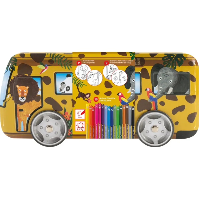 Marcadores Escolares Eberhard Faber -  Carro Safari