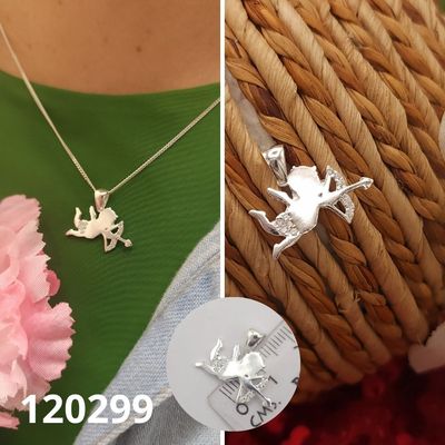 DIJE DE PLATA 925 CUPIDO 2CM