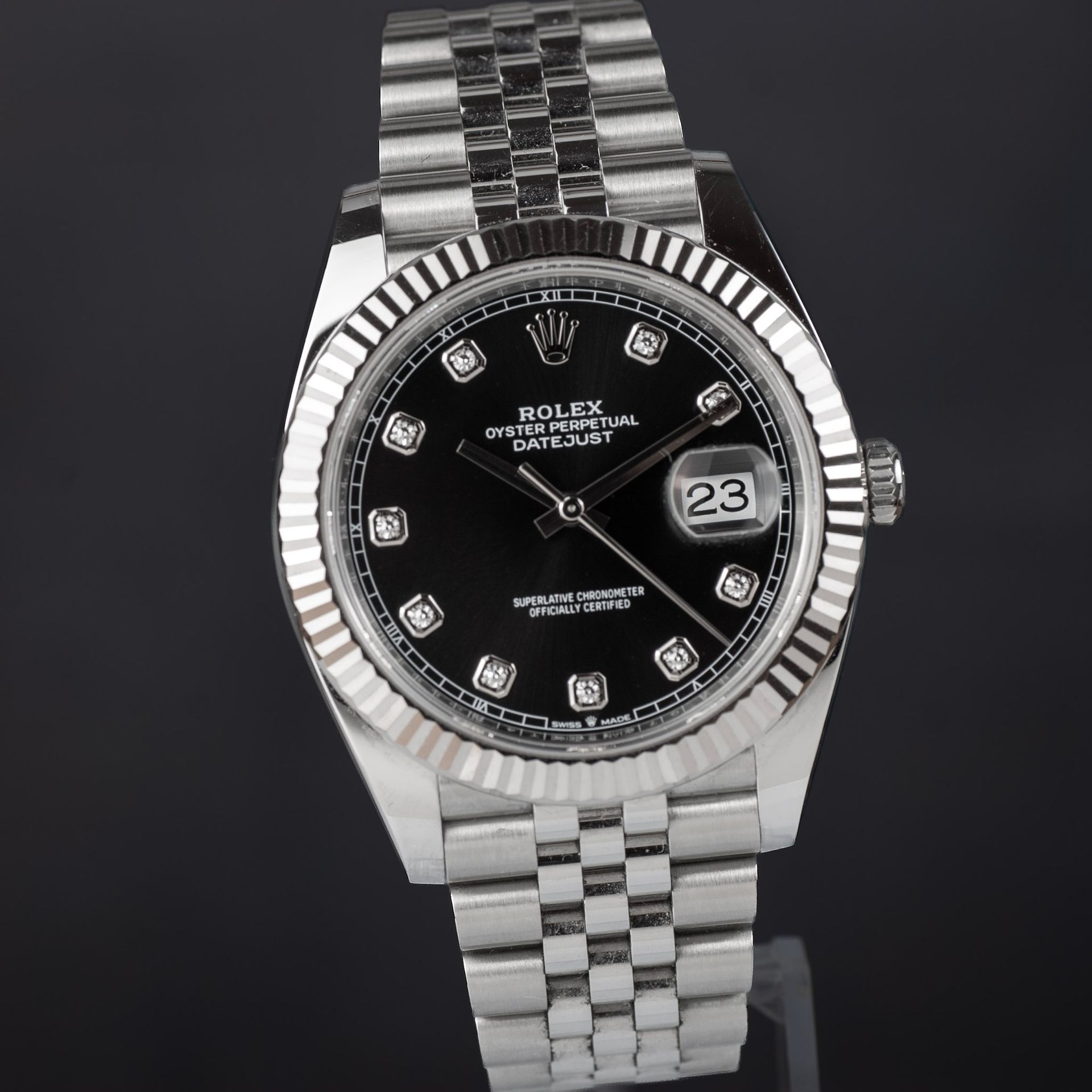 2026 Rolex Datejust 41 Black Diamond Dial - 126334