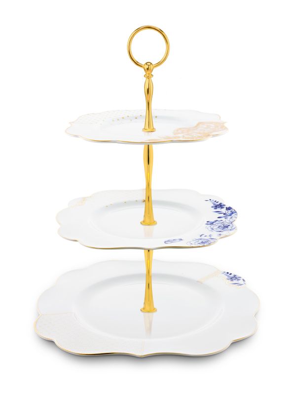 3 Layer Cake Stand Royal White