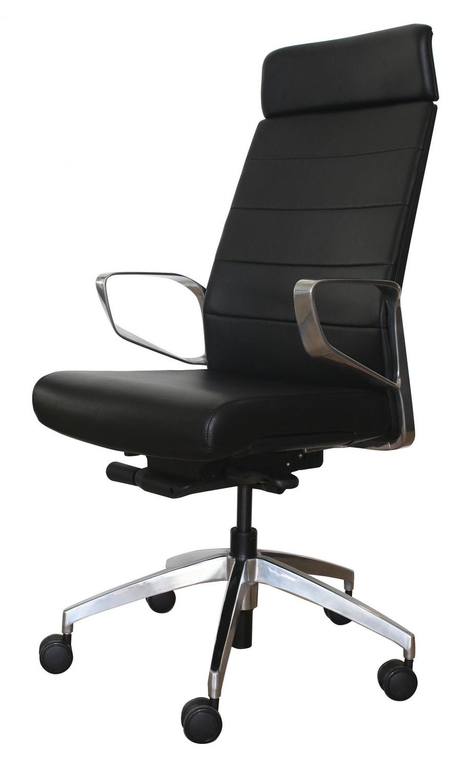 Directiefauteuil 605 zwart Leder Directiefauteuil 605 zwart Leder
