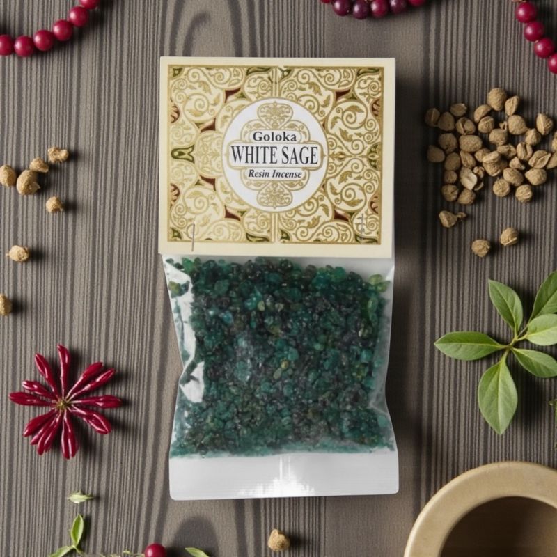 RESINA IN GRANI GOLOKA WHITE SAGE