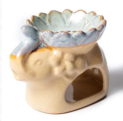 BRUCIATORE PER ESSENZE ELEFANTE MARRONE