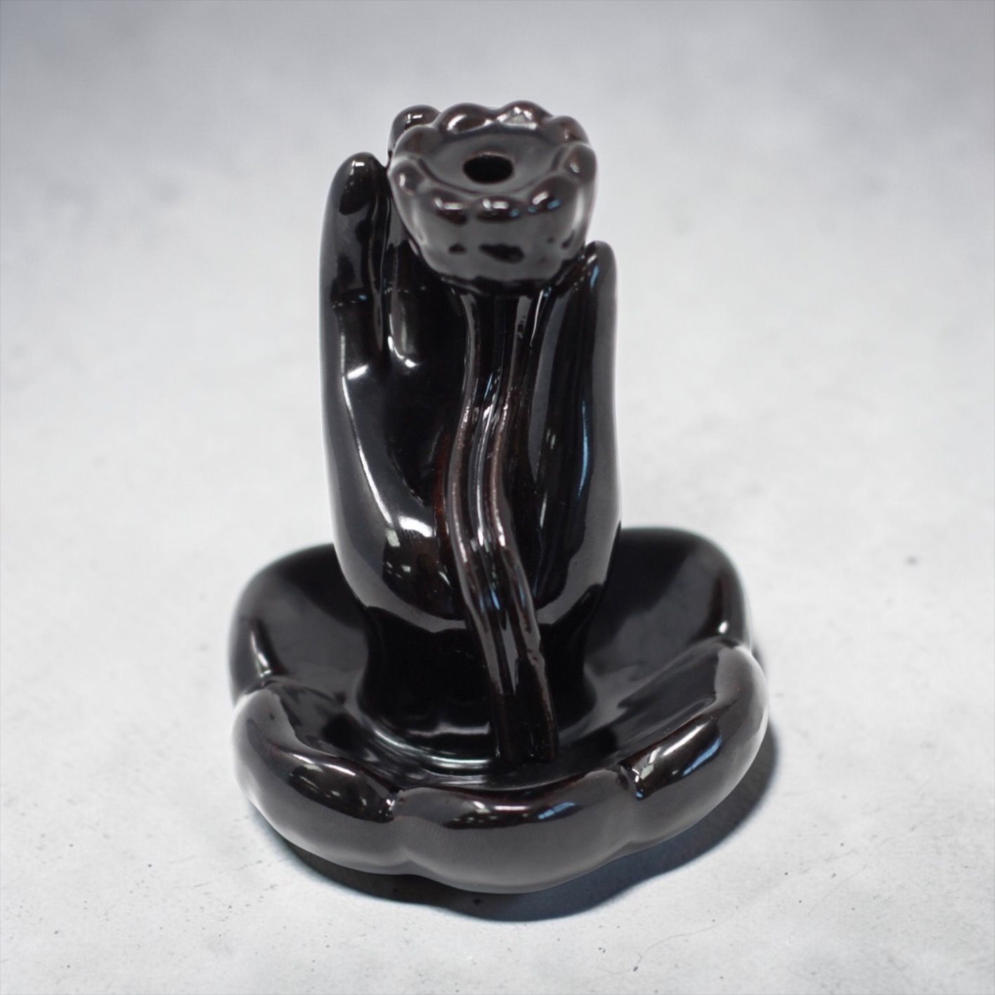 FONTANA DI RIFLUSSO MANO E FIORE DI LOTO