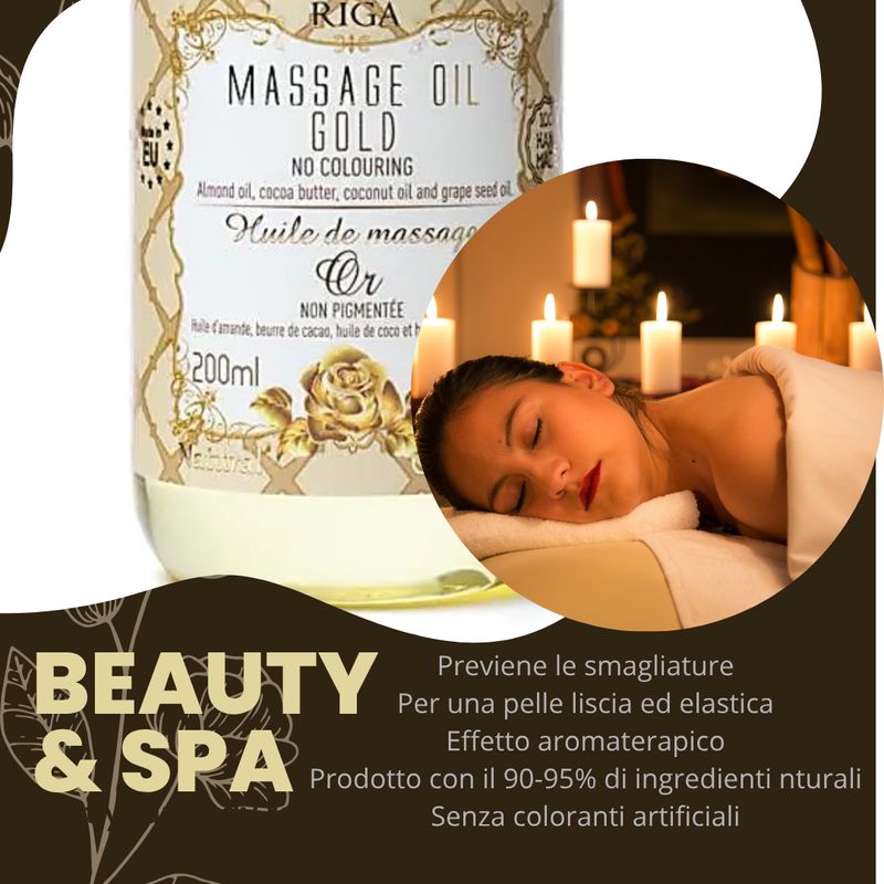 OLIO DA MASSAGGIO NATURALE GOLD