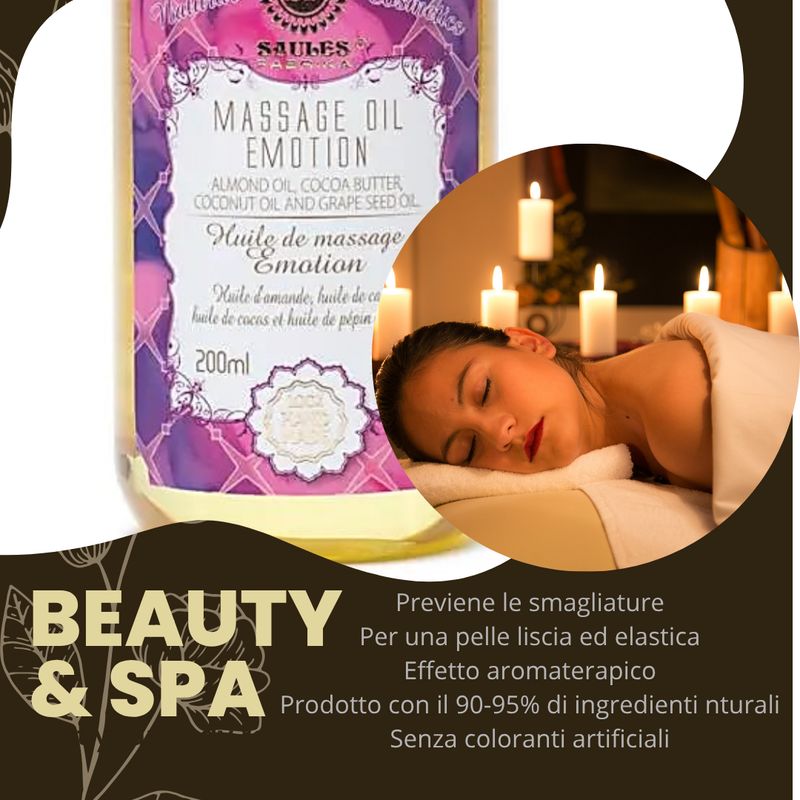 OLIO DA MASSAGGIO NATURALE EMOTION
