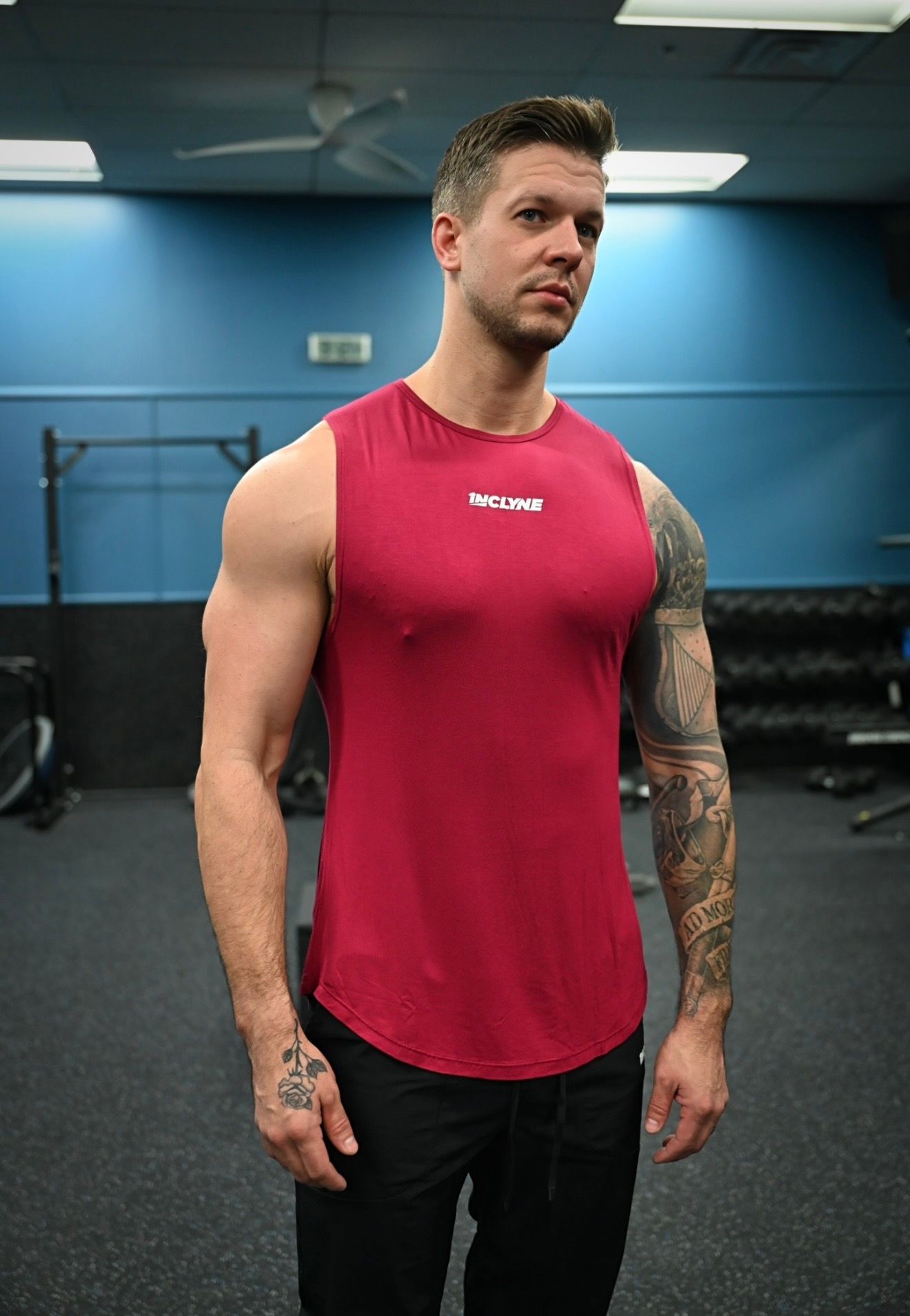 Motion Men's Curved Hem Athletic Tank