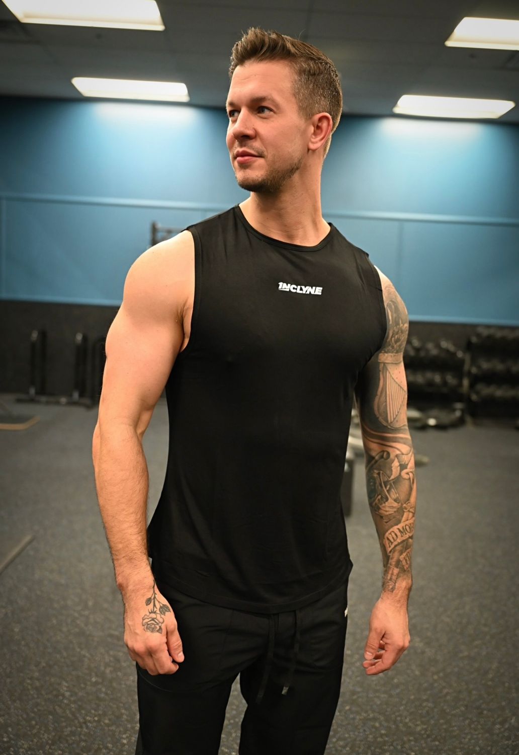 Motion Men's Curved Hem Athletic Tank