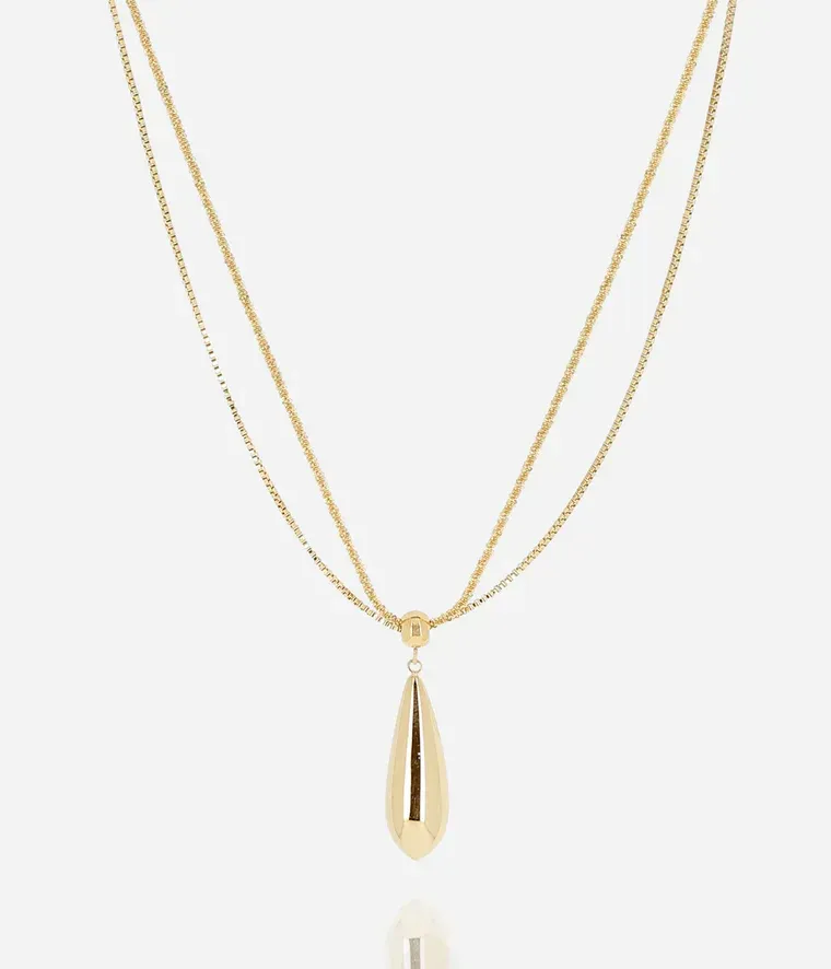 Collier Loryn - Acier Doré Collier Loryn - Acier Doré