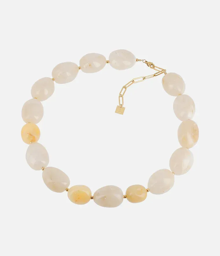 Collier Tatiana - Acier Doré