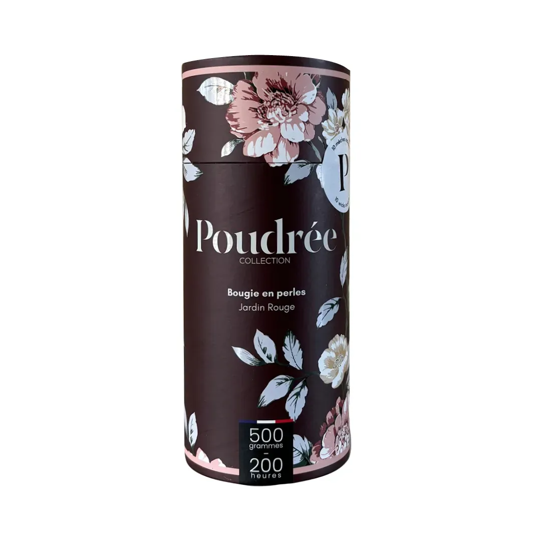 Bougie Perles de cire - Jardin Rouge