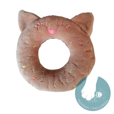 Piórkiem i pazurkiem - zabawka dla kota: DONUT z walerianą