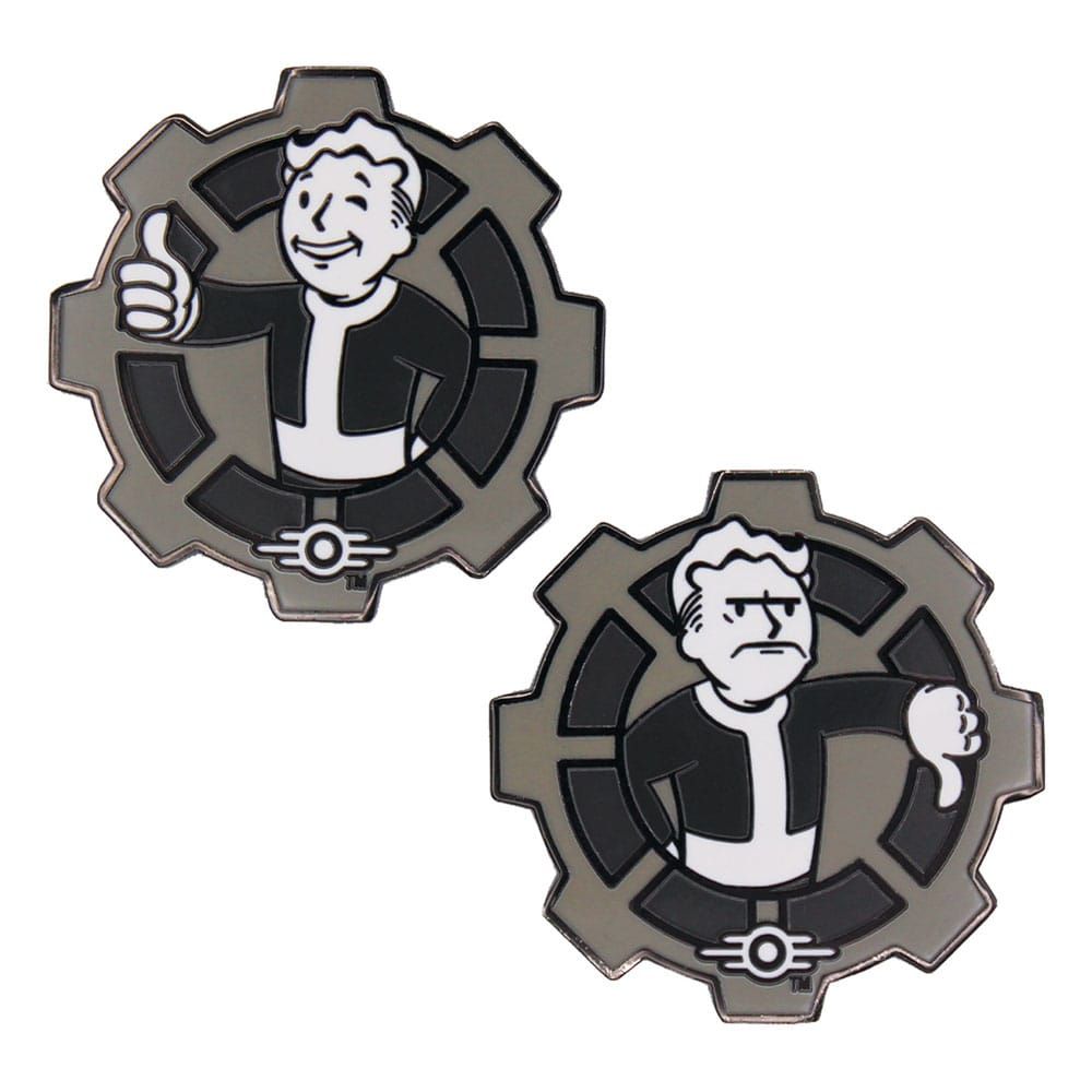 Fallout Collectable Coin Decision Black &amp; White Limited Edition