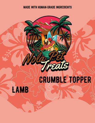 Lamb Blend Crumble Topper – Grass Fed Lamb Organ Blend for Dogs &amp; Cats