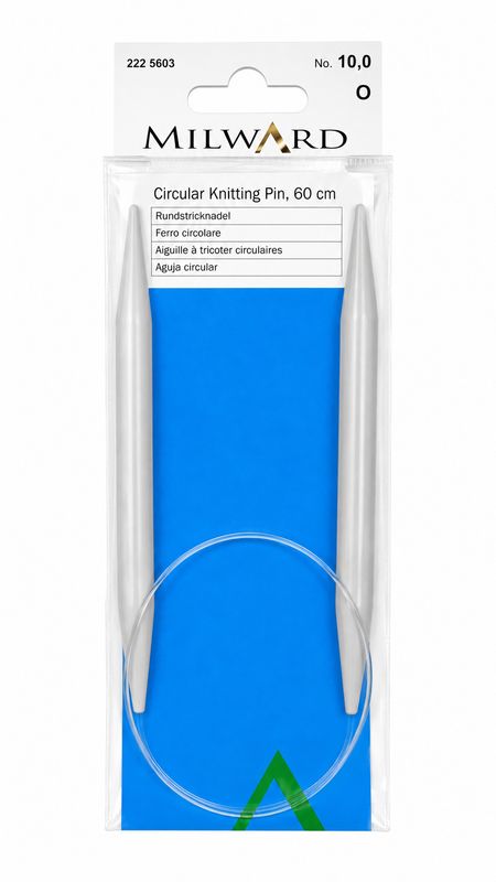 🧶 Milward Rundsticka 60 cm – 10,0 mm Plast